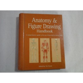 ANATOMY & FIGURE DRAWING HANDBOOK  -  A COMPREHENSIVE GUIDE TO THE ART OF DRAWING THE HUMAN BODY  